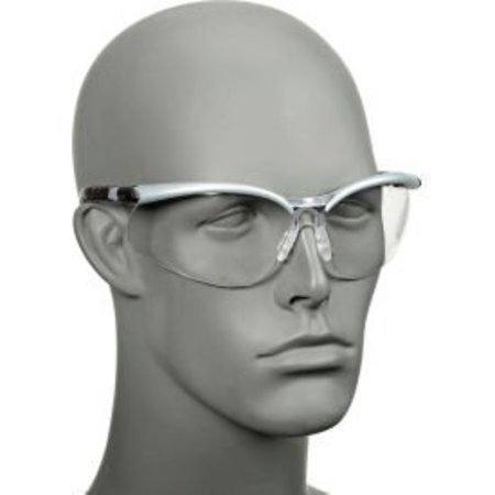 3M 3M„¢ BX„¢ Reader Safety Glasses, Clear Lens, Silver Frame, 1.5 Diopter 7000127490